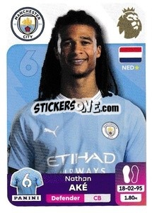 Sticker Nathan Aké - English Premier League 2023-2024
 n. 411 - Panini