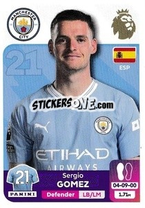 Sticker Sergio Gómez - English Premier League 2023-2024
 n. 412 - Panini