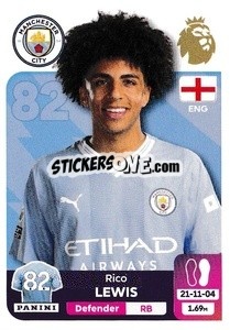 Sticker Rico Lewis - English Premier League 2023-2024
 n. 415 - Panini