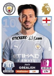 Sticker Jack Grealish - English Premier League 2023-2024
 n. 418 - Panini