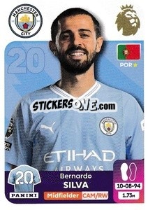 Sticker Bernardo Silva - English Premier League 2023-2024
 n. 422 - Panini