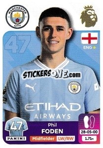 Sticker Phil Foden - English Premier League 2023-2024
 - Panini