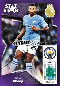 Sticker Manuel Akanji - English Premier League 2023-2024
 - Panini