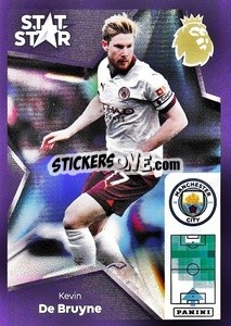 Sticker Kevin De Bruyne (Stat Stars) - English Premier League 2023-2024
 - Panini