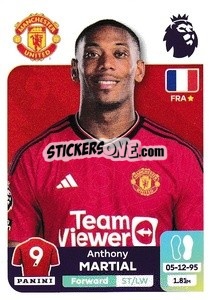 Sticker Anthony Martial - English Premier League 2023-2024
 n. 450 - Panini