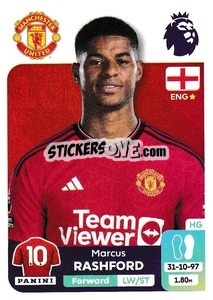 Sticker Marcus Rashford - English Premier League 2023-2024
 - Panini