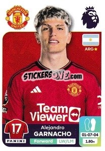 Sticker Alejandro Garnacho - English Premier League 2023-2024
 n. 453 - Panini