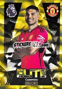 Sticker Casemiro (Elite) - English Premier League 2023-2024
 n. 456 - Panini
