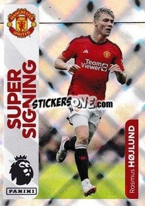 Sticker Rasmus Højlund (Super Signing) - English Premier League 2023-2024
 n. 457 - Panini