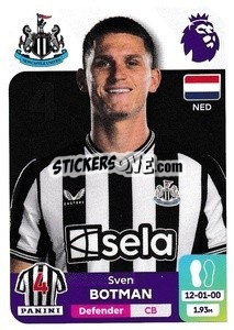 Sticker Sven Botman - English Premier League 2023-2024
 n. 467 - Panini