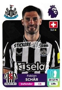Sticker Fabian Schär - English Premier League 2023-2024
 - Panini