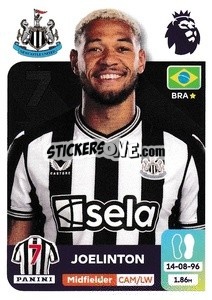 Sticker Joelinton - English Premier League 2023-2024
 n. 474 - Panini
