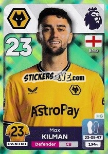 Sticker Max Kilman - English Premier League 2023-2024
 n. 618g - Panini