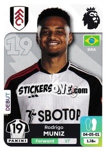 Sticker Rodrigo Muniz (Fulham) - English Premier League 2023-2024
 n. U20 - Panini