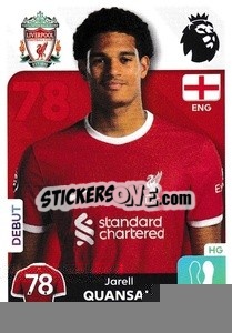 Sticker Jarell Quansah (Liverpool) - English Premier League 2023-2024
 n. U21 - Panini