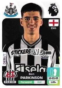 Sticker Ben Parkinson (Newcastle United) - English Premier League 2023-2024
 n. U33 - Panini