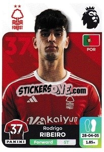 Sticker Rodrigo Ribeiro (Nottingham Forest) - English Premier League 2023-2024
 n. U36 - Panini