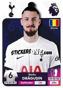 Sticker Radu Drăgușin (Tottenham Hotspur) - English Premier League 2023-2024
 n. U42 - Panini