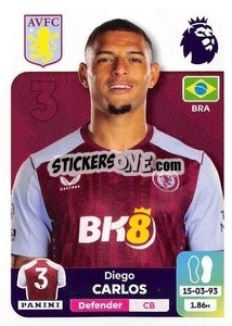 Sticker Diego Carlos - English Premier League 2023-2024
 - Panini