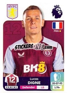 Sticker Lucas Digne - English Premier League 2023-2024
 - Panini
