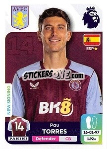 Cromo Pau Torres - English Premier League 2023-2024
 - Panini