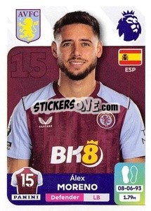 Cromo Álex Moreno - English Premier League 2023-2024
 - Panini