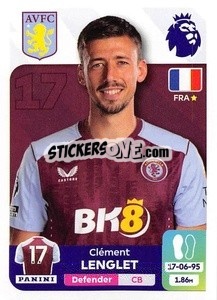 Sticker Clément Lenglet - English Premier League 2023-2024
 n. 91 - Panini