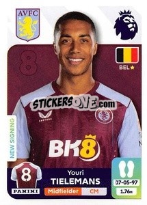 Sticker Youri Tielemans - English Premier League 2023-2024
 - Panini