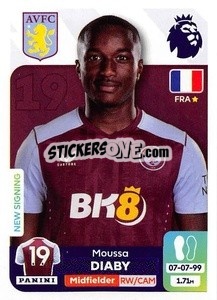 Sticker Moussa Diaby - English Premier League 2023-2024
 n. 96 - Panini