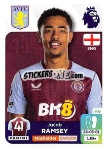 Sticker Jacob Ramsey - English Premier League 2023-2024
 n. 99 - Panini