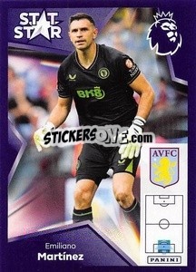 Sticker Emiliano Martínez (Stat Stars) - English Premier League 2023-2024
 n. 106 - Panini