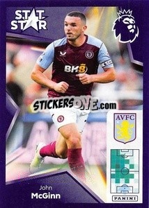 Sticker John McGinn (Stat Stars) - English Premier League 2023-2024
 n. 109 - Panini