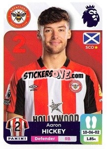 Figurina Aaron Hickey - English Premier League 2023-2024
 - Panini