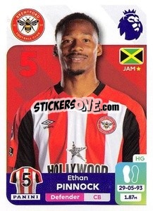 Sticker Ethan Pinnock - English Premier League 2023-2024
 - Panini