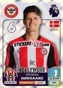 Sticker Christian Nørgaard - English Premier League 2023-2024
 - Panini