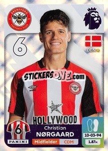 Sticker Christian Nørgaard - English Premier League 2023-2024
 n. 120 - Panini