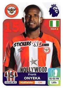 Sticker Frank Onyeka - English Premier League 2023-2024
 n. 124 - Panini