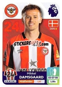 Cromo Mikkel Damsgaard - English Premier League 2023-2024
 - Panini