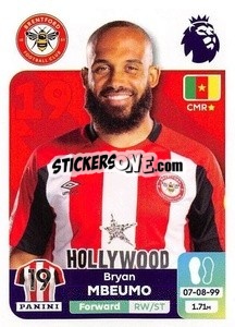 Sticker Bryan Mbeumo - English Premier League 2023-2024
 n. 130 - Panini