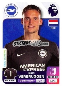 Figurina Bart Verbruggen - English Premier League 2023-2024
 - Panini