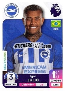 Sticker Igor Julio - English Premier League 2023-2024
 n. 142 - Panini