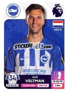 Sticker Joël Veltman - English Premier League 2023-2024
 n. 147 - Panini