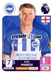 Sticker Solly March - English Premier League 2023-2024
 - Panini