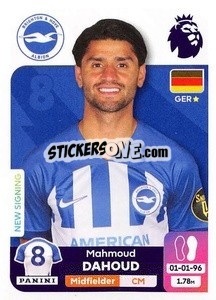 Sticker Mahmoud Dahoud - English Premier League 2023-2024
 - Panini