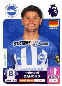 Cromo Mahmoud Dahoud - English Premier League 2023-2024
 - Panini