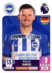 Sticker Pascal Groß - English Premier League 2023-2024
 n. 152 - Panini
