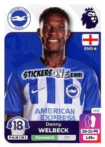 Sticker Danny Welbeck - English Premier League 2023-2024
 - Panini