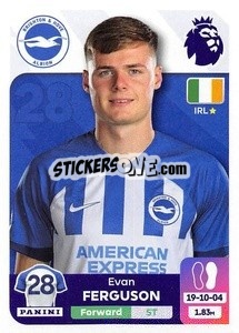 Sticker Evan Ferguson - English Premier League 2023-2024
 - Panini