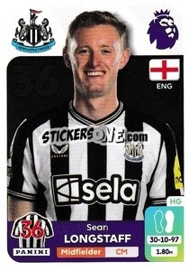 Figurina Sean Longstaff - English Premier League 2023-2024
 - Panini