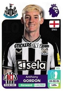 Sticker Anthony Gordon - English Premier League 2023-2024
 n. 483 - Panini